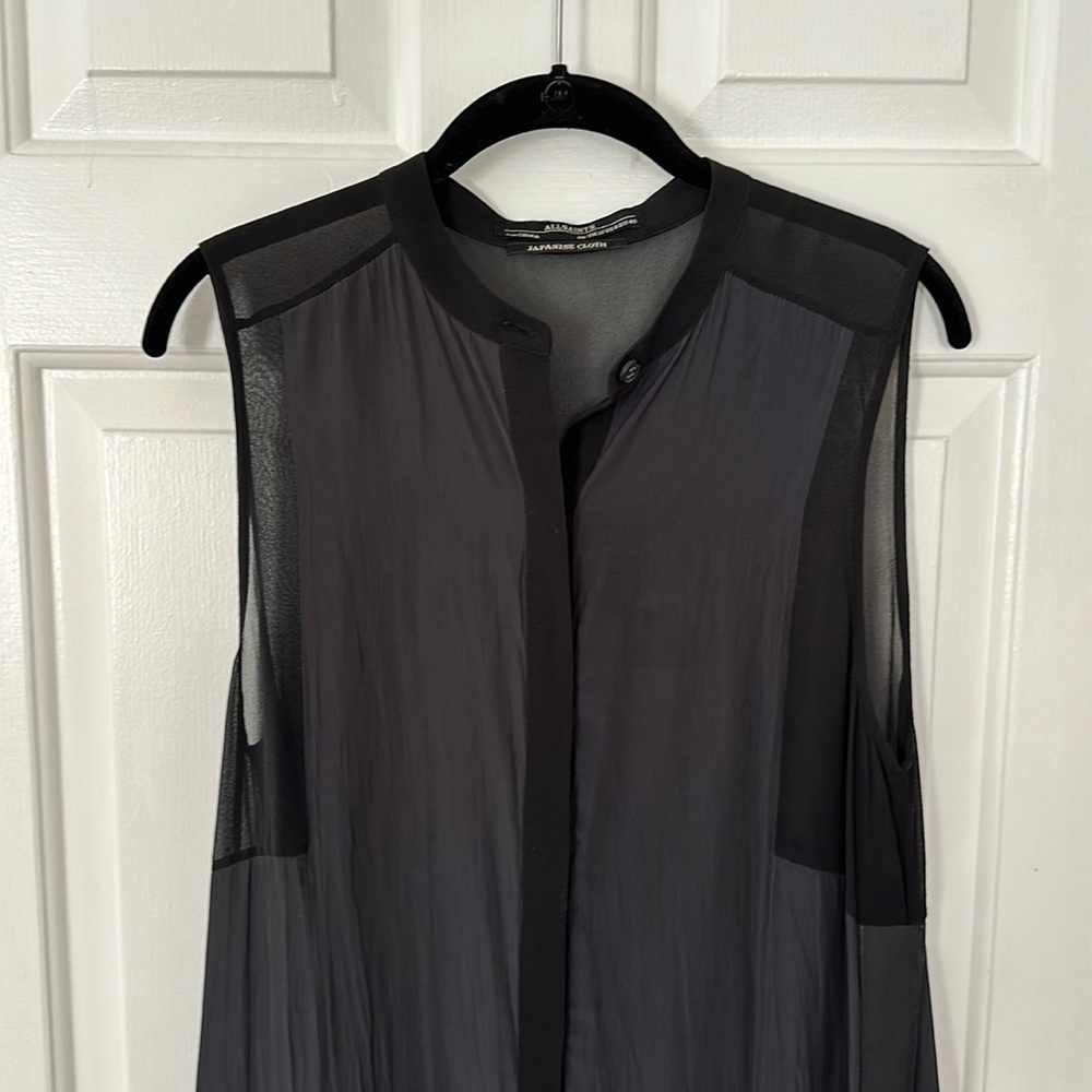 All Saints Japanese Silk Cloth Daiaki Dress